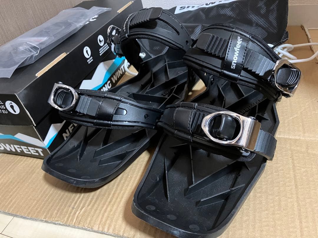 feet スノーフィート ショートスキー ブラック 箱・収納袋付き
