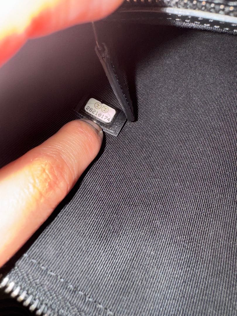 極美品 シャネル CHANEL ストラップ付クラッチバッグ クロコ型押し