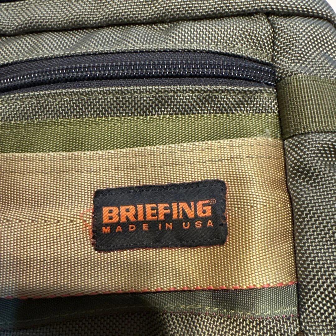 BRIEFING オリーブグリーン メッセンジャーバッグ カーキ