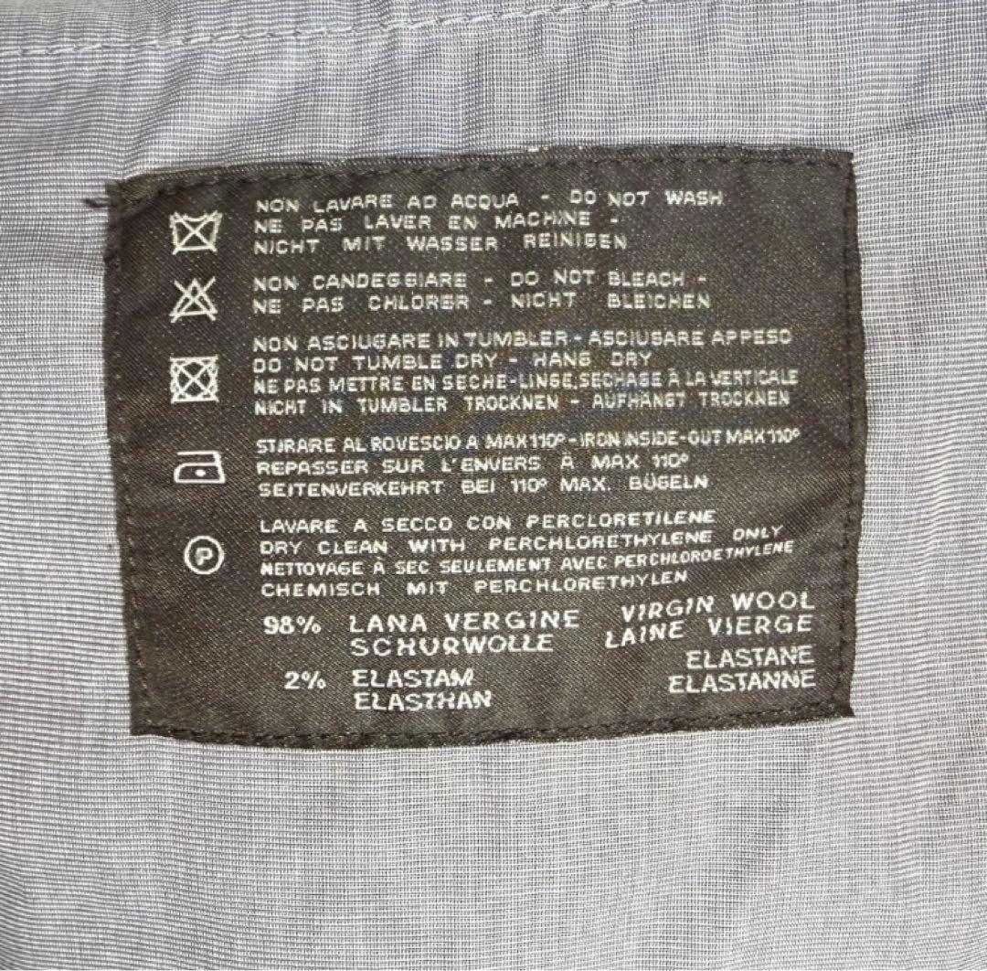 新品 PT01 スキニーフィットフランネルストレッチパンツ 紺 46