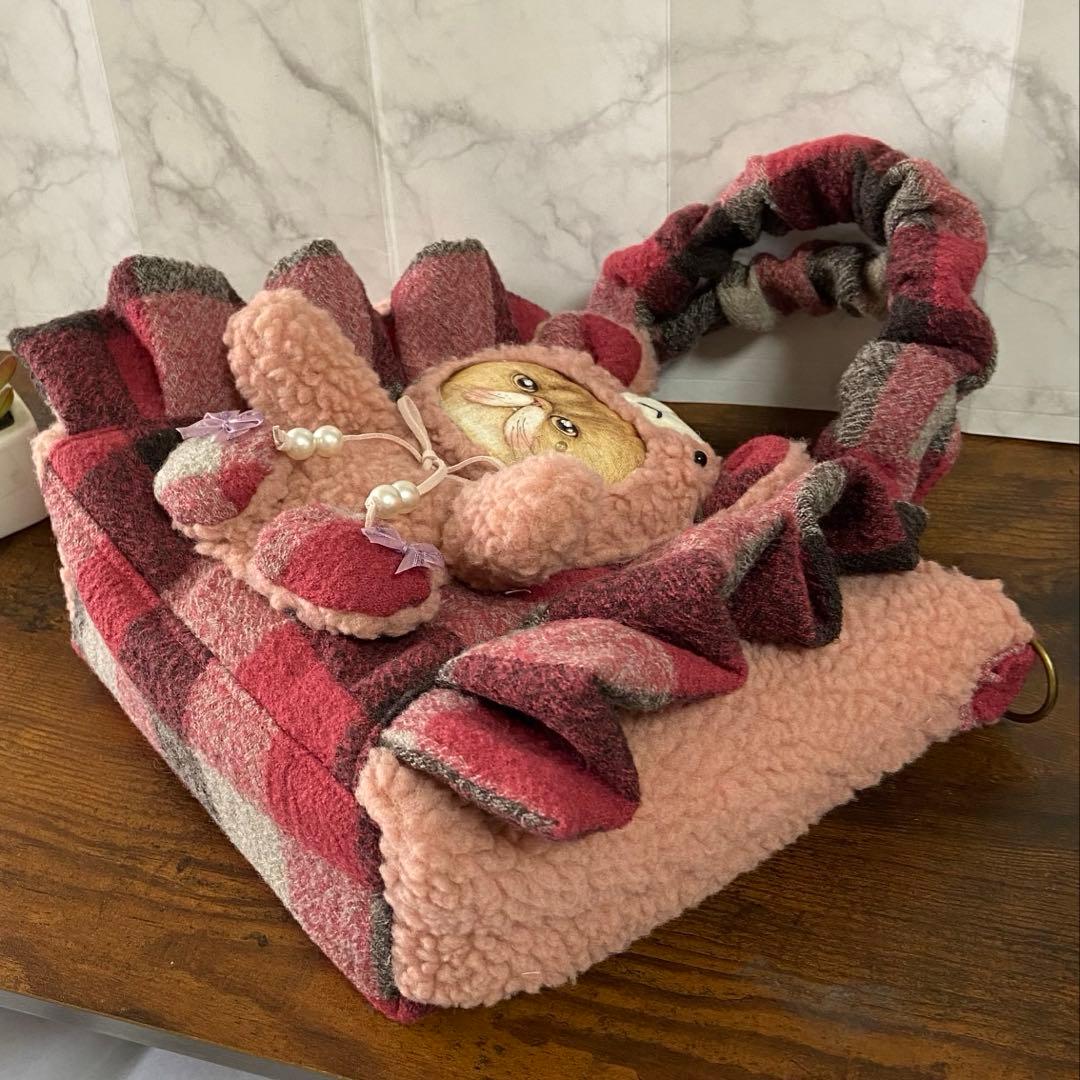 ゆ*ら様 コヤンイサムチョン クムちゃんのもこもこバッグ ハンドメイド