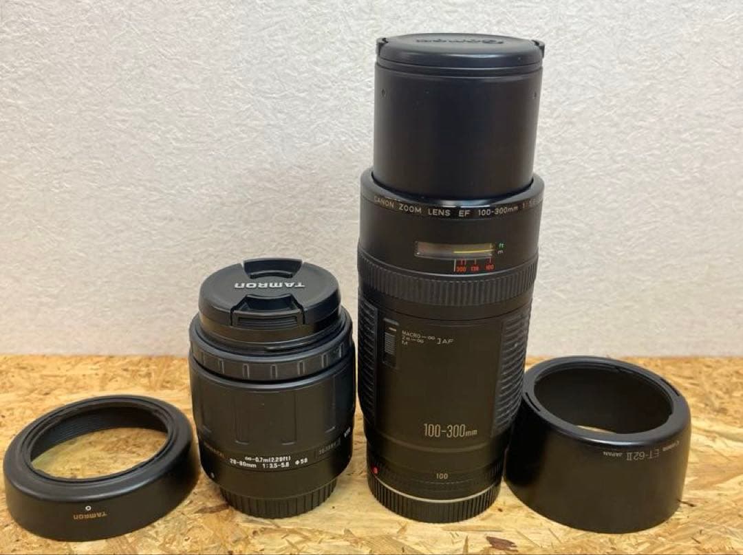 [送料無料]Canon EOS Kiss X4 一眼レフ 超望遠Wレンズセット他