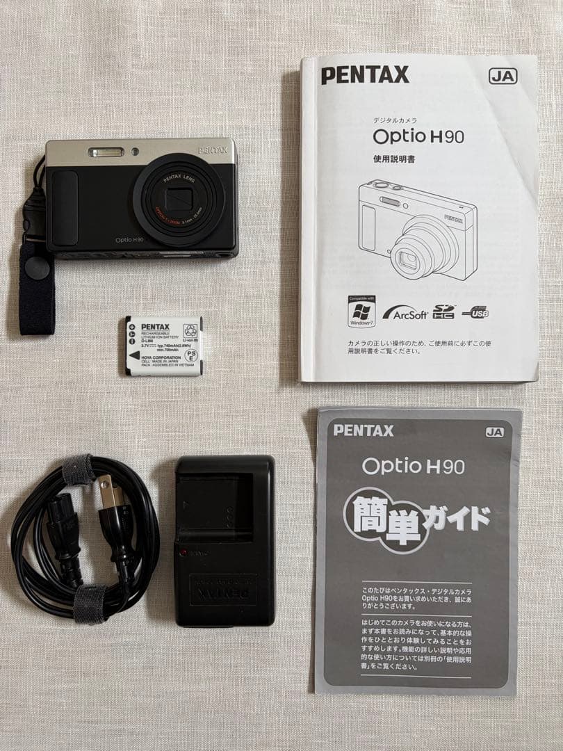 【美品】PENTAX ペンタックス Optio H90 デジカメ