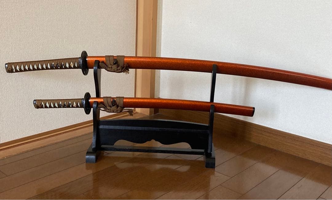 五月人形付属品　模造刀　刀台