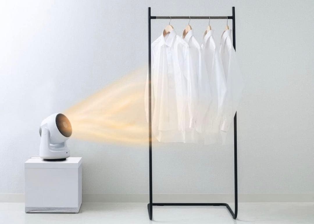 THREEUP衣類乾燥機能付サーキュレーター　ヒート＆クールHC-T2494WH