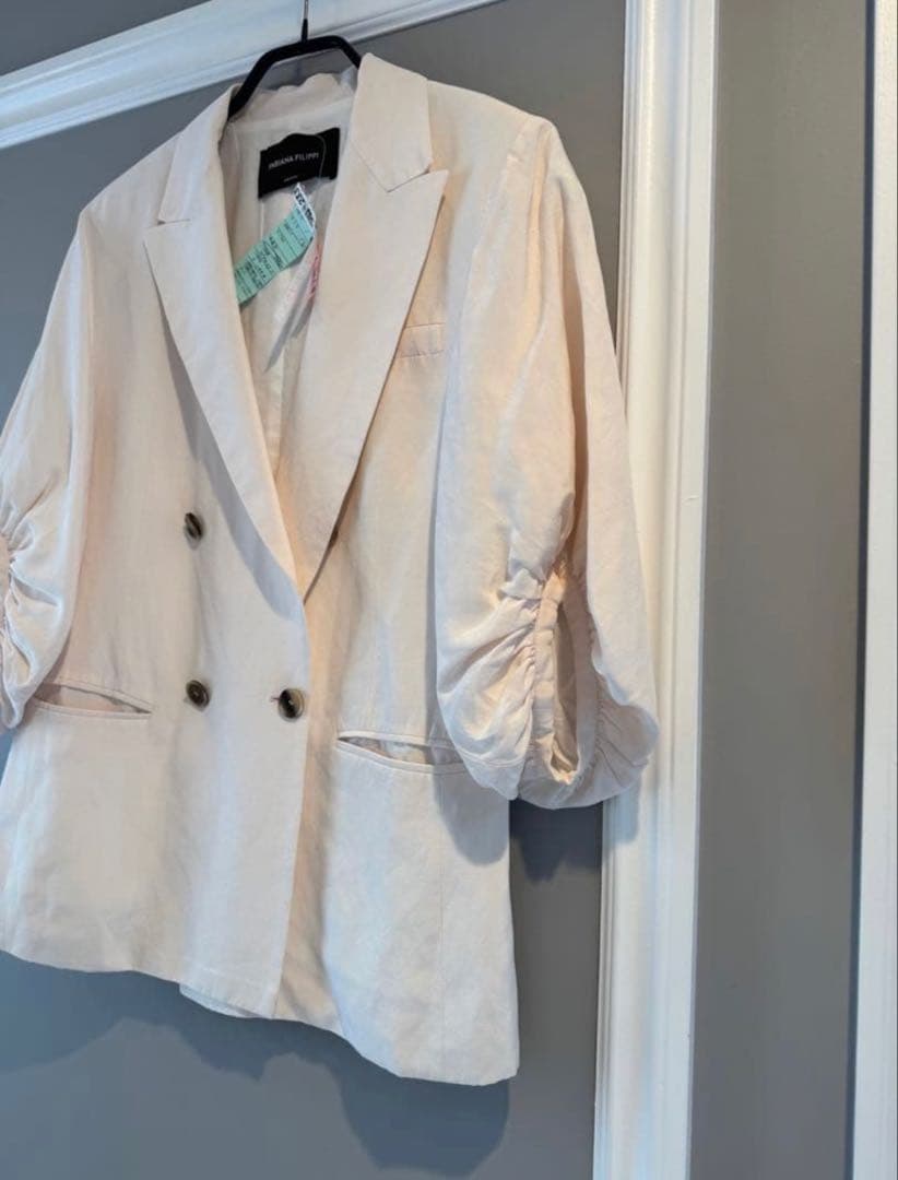 ⭐︎クローバー⭐︎FABIANA FILIPPI ベビーピンクダブルブレスト