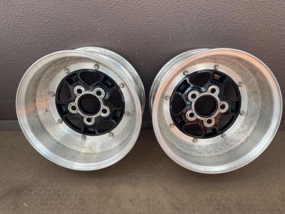 当時物　RUVER SIDE社製　アルミホイール4本