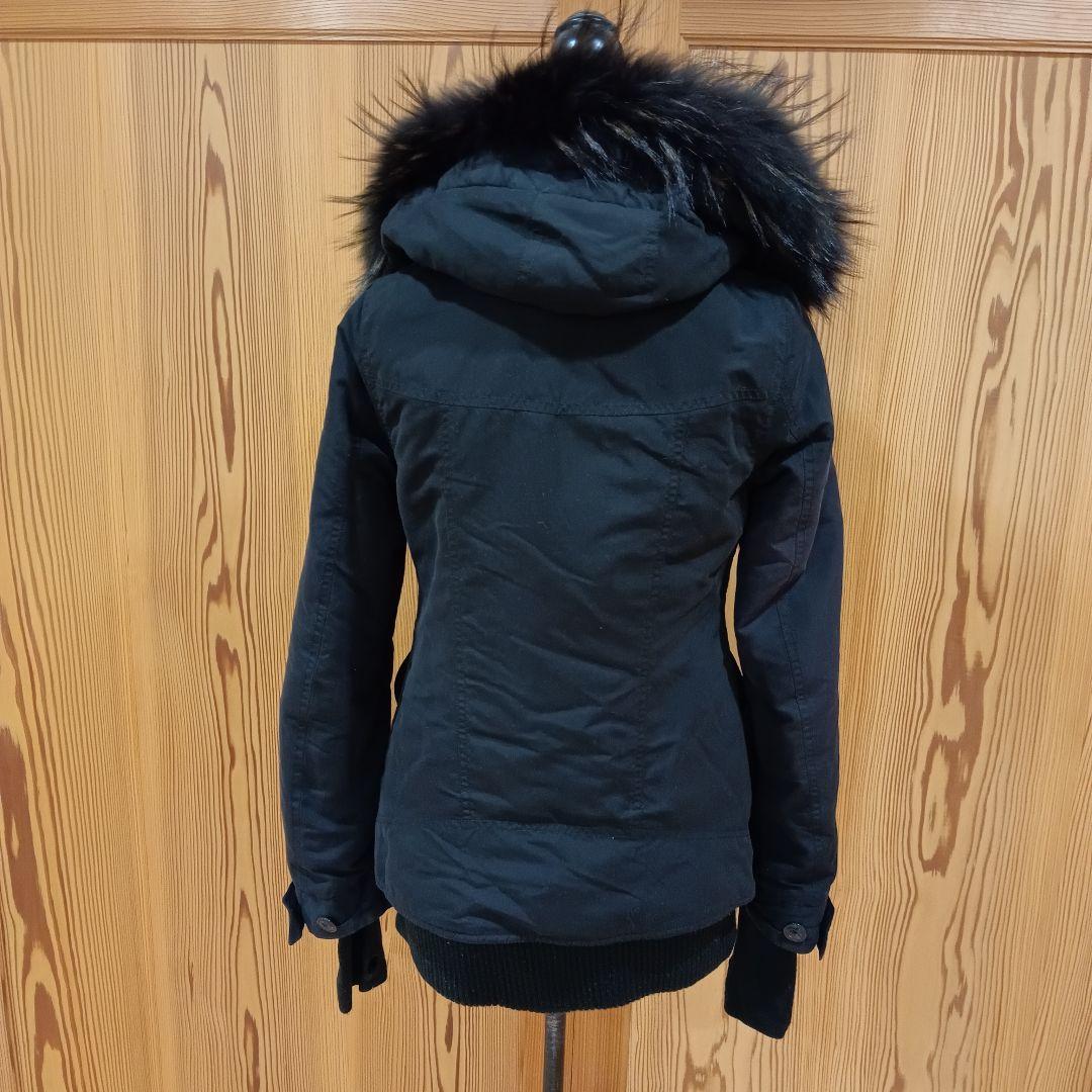 SLY スライ ラクーンファーモッズコート フェアリーグランジ ブラック Y2K