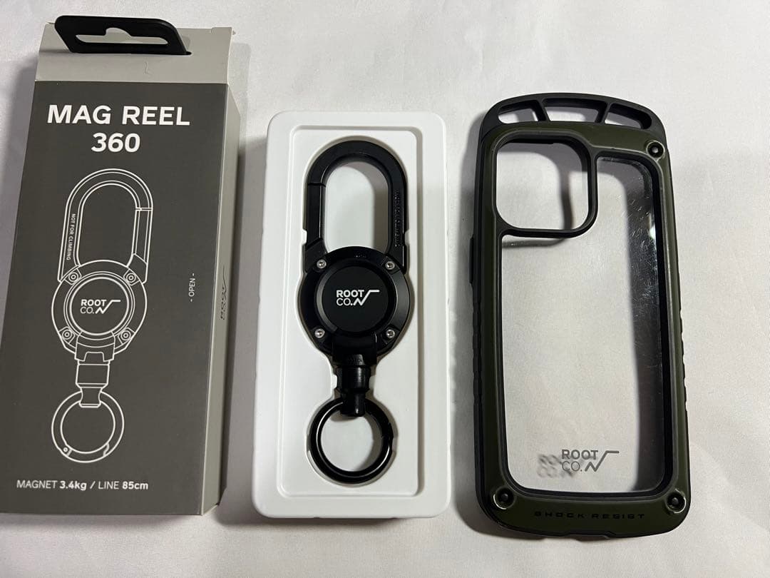 ROOT CO. ルートコー iPhone14Pro用ケースとマグリールセット