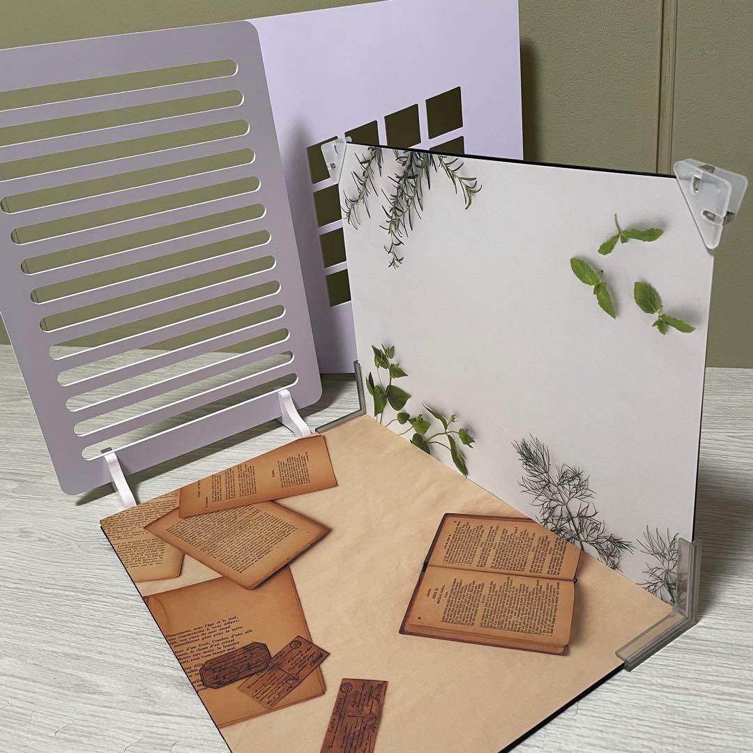 Foldio3 へーローバー ＋約1.7万円相当の 撮影小道具 背景シートセット