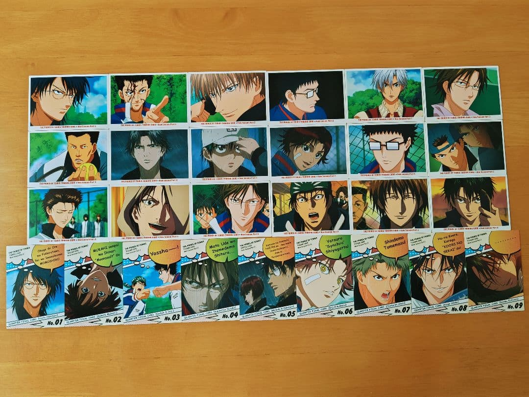 d*4様 テニスの王子様トレカ　New Season Part 1〜Part 5