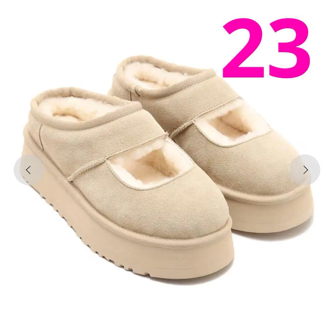 UGG Bea Mary Jane 23cm アグ　メリージェーン　ベージュ