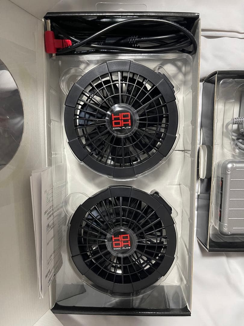 PC用ファン・クーラー V1502 FAN SET & V1501 BATTERY SET