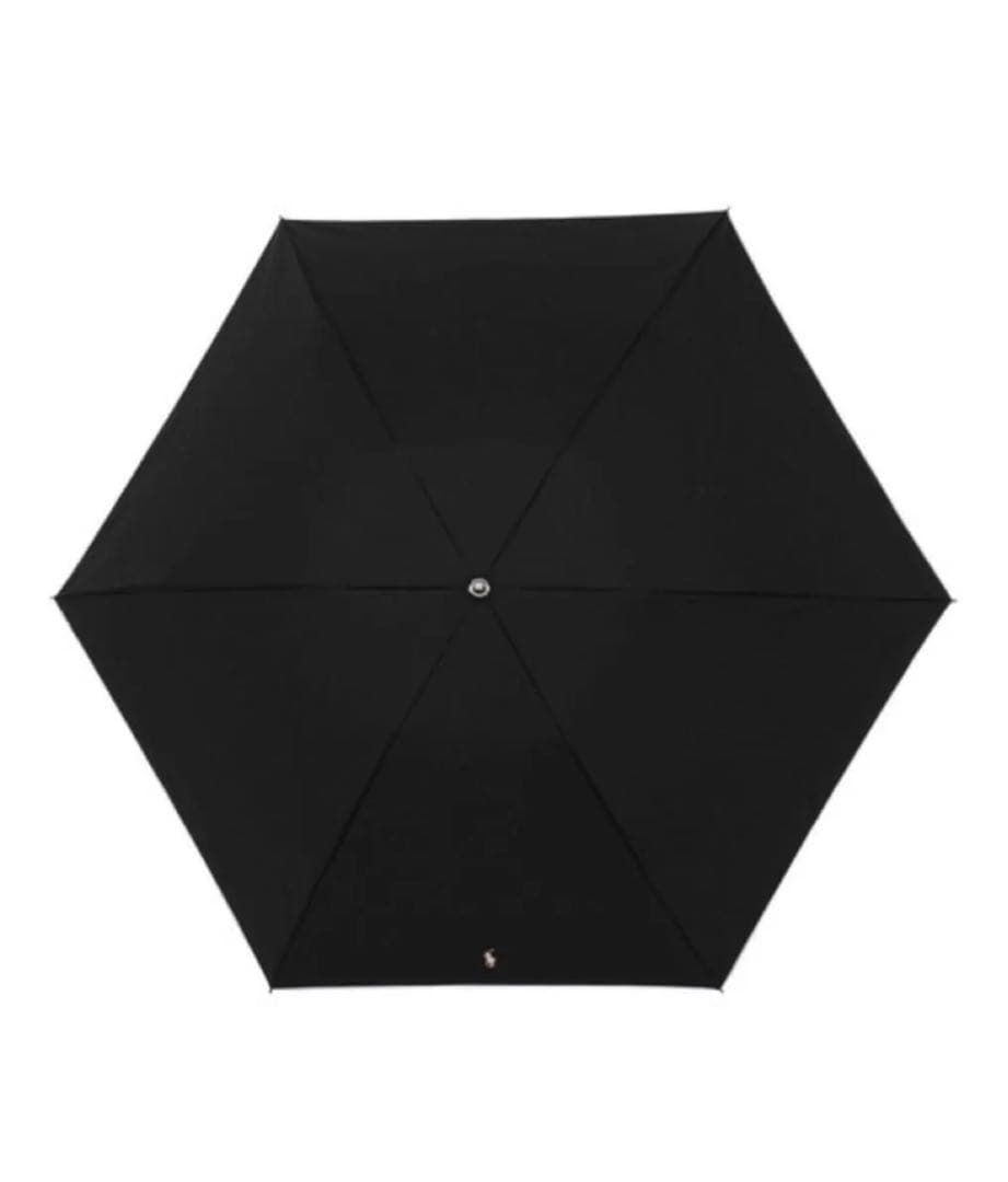 新品 ポロラルフローレン　折りたたみ　折り畳み　日傘 晴雨兼用　ブラック　黒