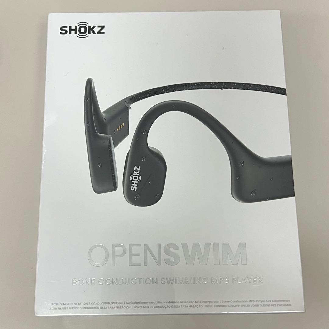 SHOKZ 骨伝導イヤホン OPEN SWIN ブラック 未開封新品