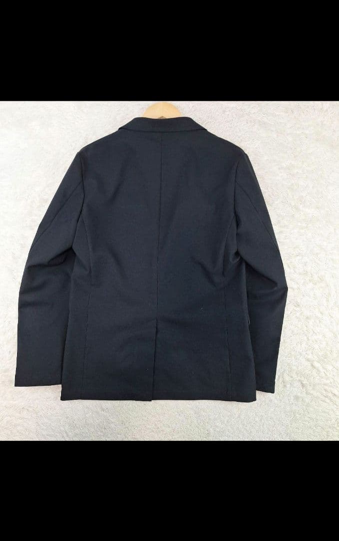 ユナイテッドアローズ　ビジネストラベルスーツ　ストレッチ　ブラック　M　洗える