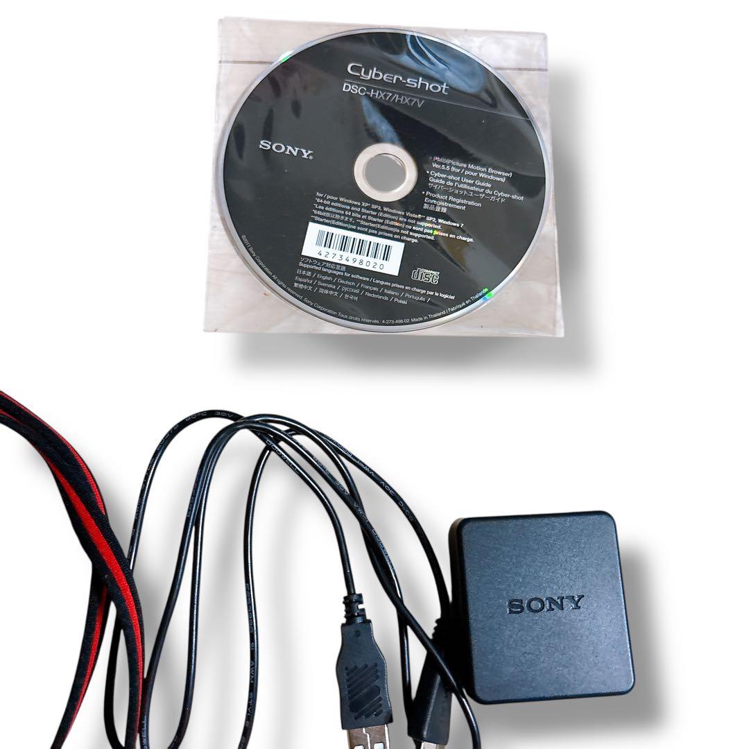 SONY サイバーショット DSC-HX7V レッド 赤 コンデジ デジカメ