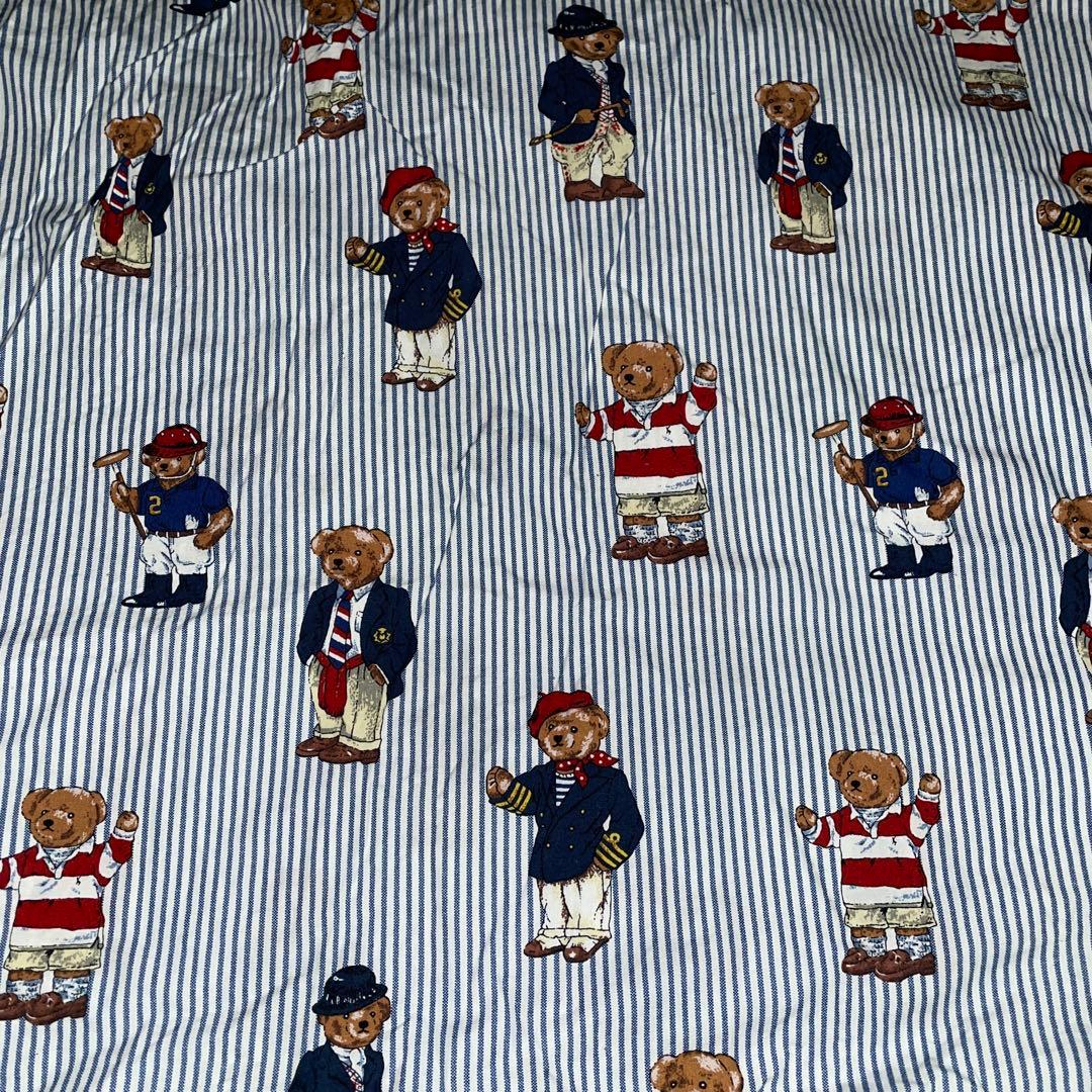 ラルフローレン ポロベア柄 掛け布団カバー