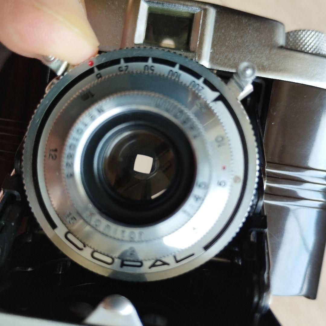 【動作確認済】小西六 Konilette コニレット　純正フード/革ケース等付