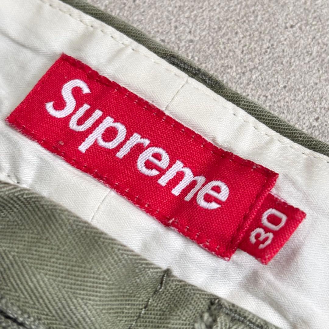 Supreme シュプリーム オリーブ チノパン グリーン サイズ30