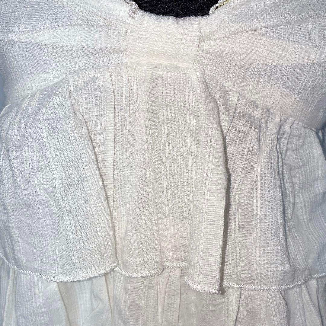 y2k LIZ LISA キャミ ティアード チュニック リボン ウィッシュコア