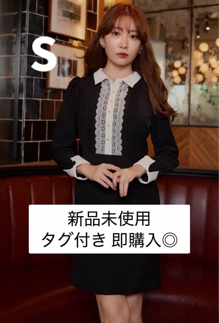 【新品未使用タグ付き】Odette Lace Mini Dress Sサイズ