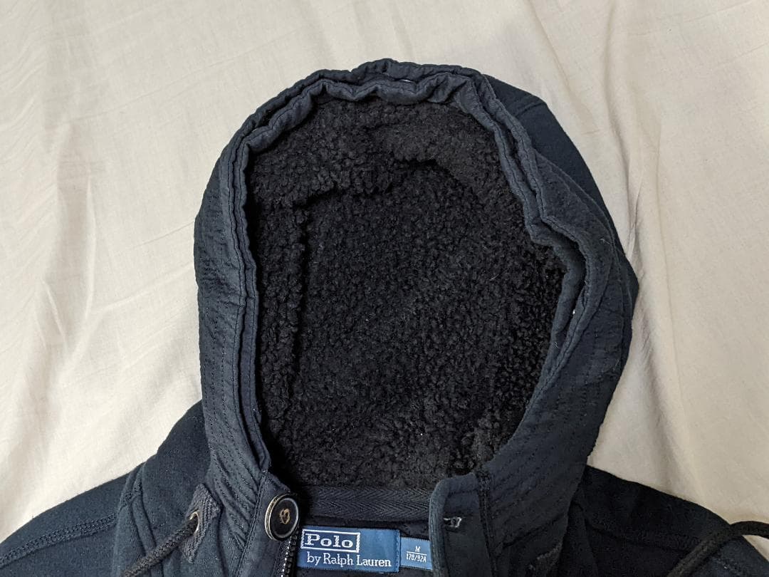 極美品 ポロラルフローレン N-2B スウェット パーカー ジャケット ブラック