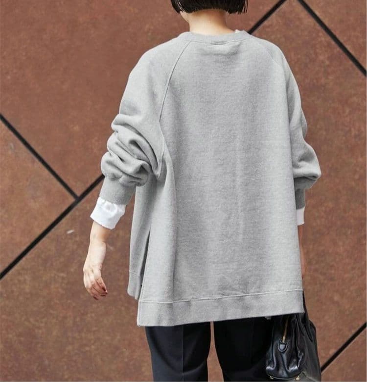 新品未使用 FRAMeWORKラグランポンチョスエット グレー