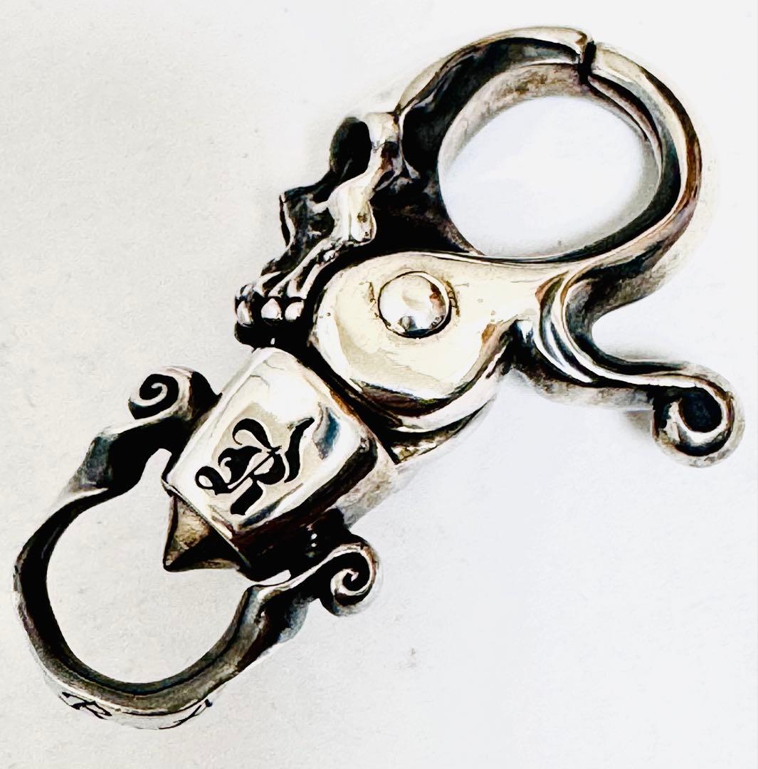 23万購入　アメジスト　シルバー925 スカル　ロックンライド　クリップ