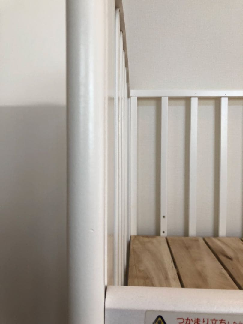 KATOJI(カトージ) ハイポジションベビーベッド アーチ（ホワイト）