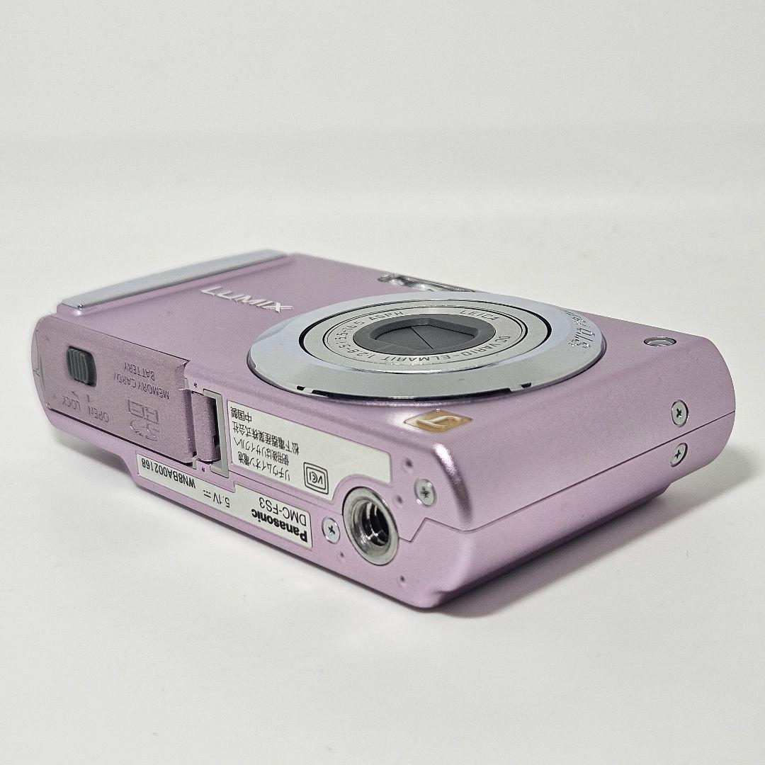 極美品 動作品 Panasonic LUMIX DMC-FS3 ピンク デジカメ