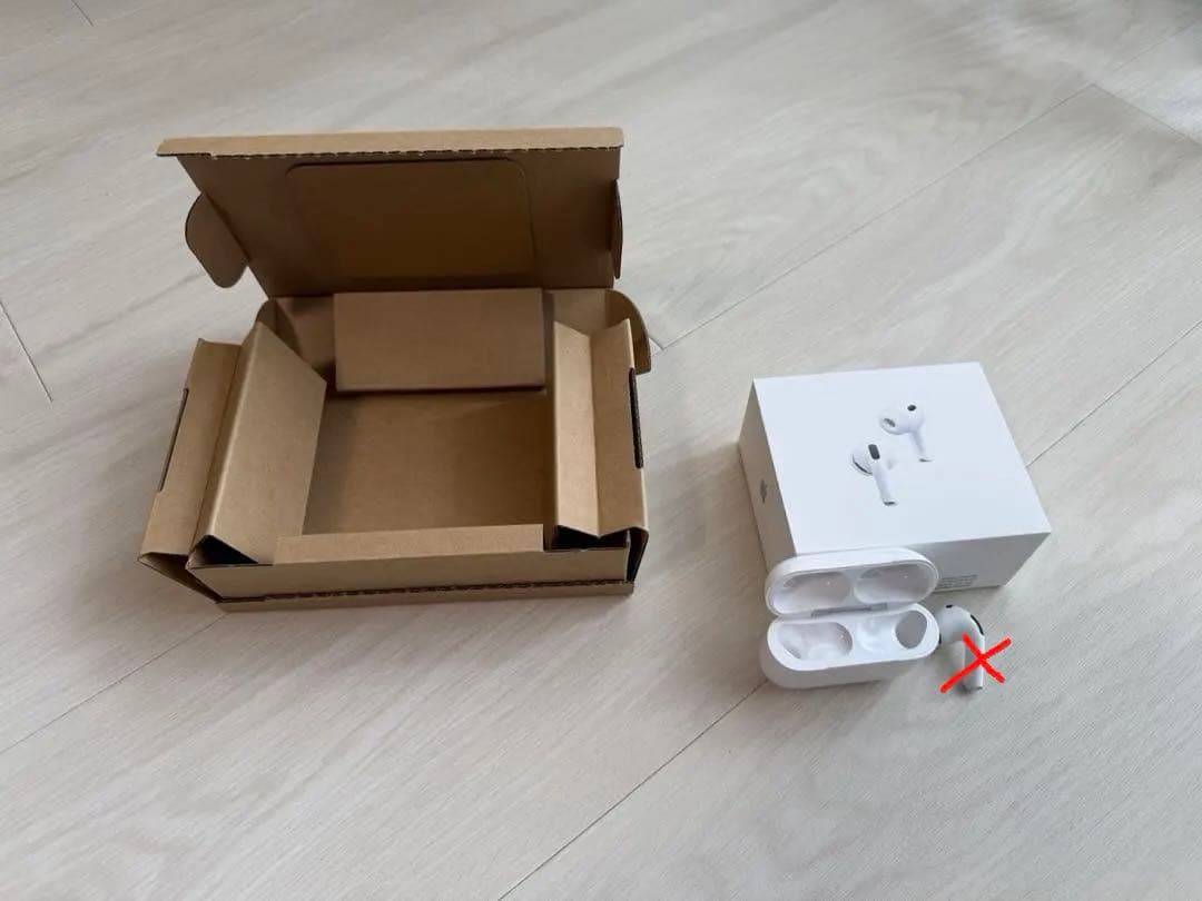 【一度使用】最新AirPods pro 3ケースのみ(2025/12/23購入)