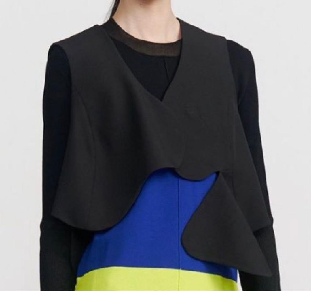 トップス 26SS UN3D. WAVE ASYMMETRY VEST