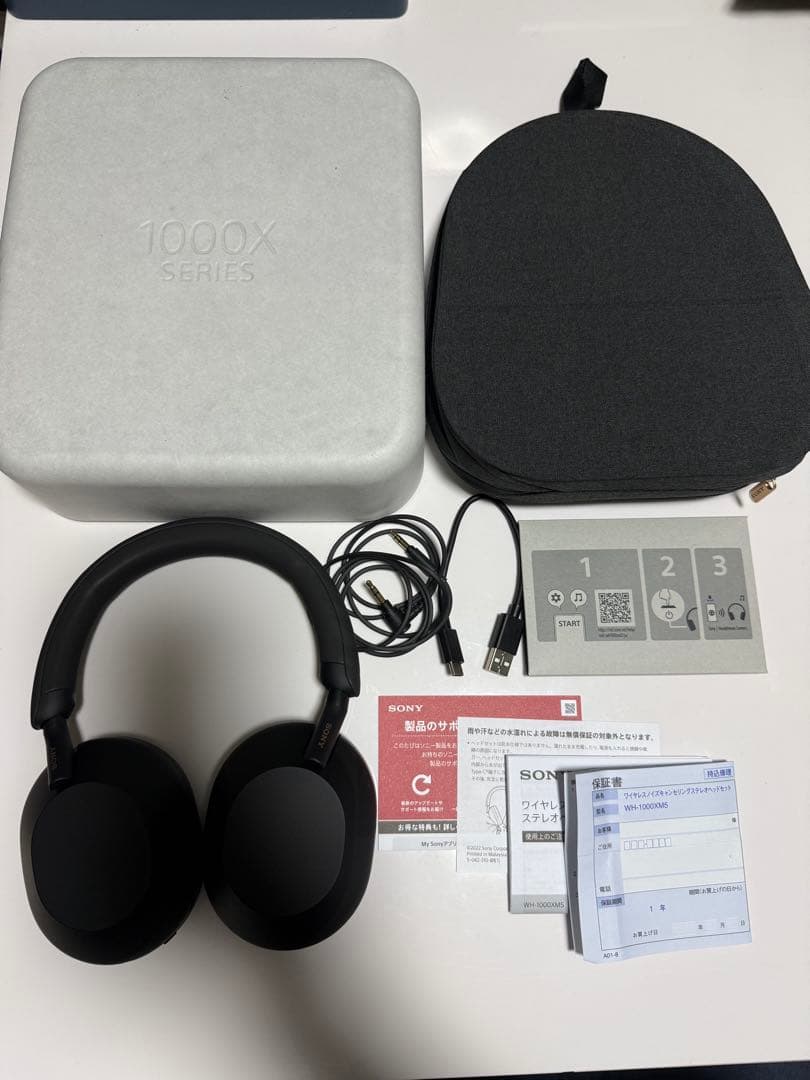 SONY ヘッドホン wh-1000xm5 ブラック