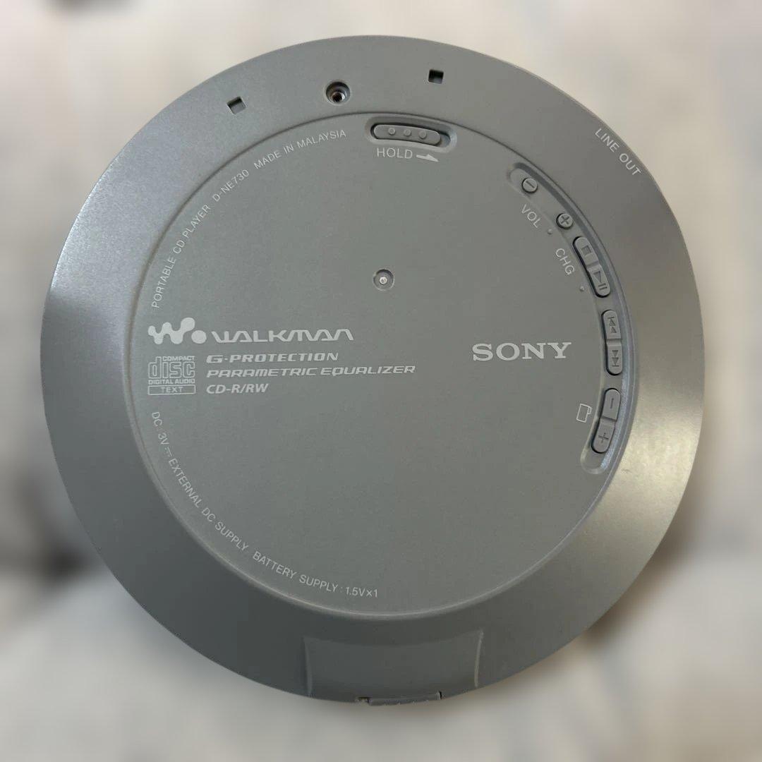 SONY MP3 ATRAC ポータブルCDプレーヤー　D-NE730　ソニー