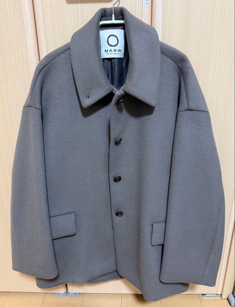 【早いもの勝ち】MARW UNITED ARROWS コクーンコート モカ 38