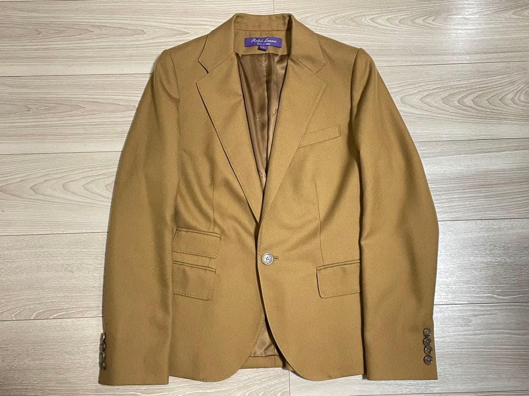 ラルフローレン パープルレーベル カシミヤ100 テーラードジャケット4 美品