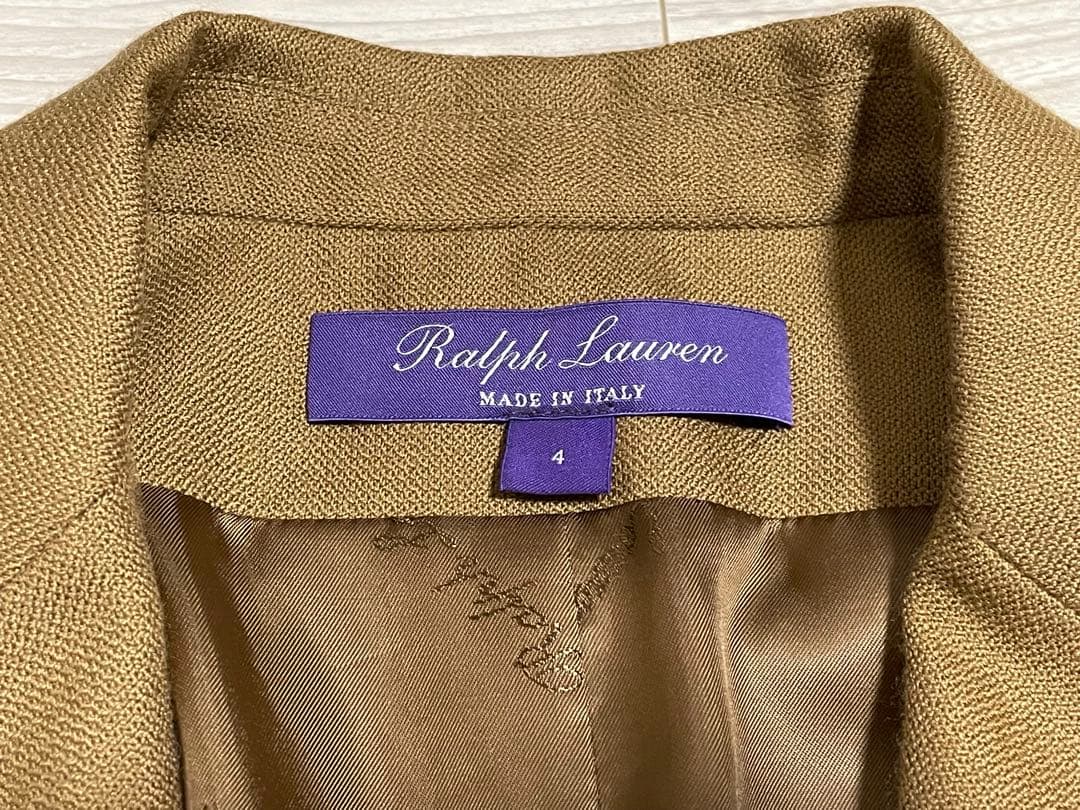 ラルフローレン パープルレーベル カシミヤ100 テーラードジャケット4 美品