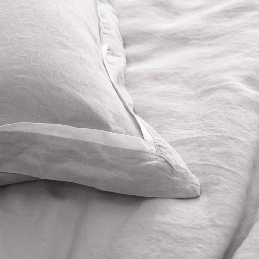 SIMPLE&OPULENCE リネンカバーセット ベッドシーツ クイーン 麻
