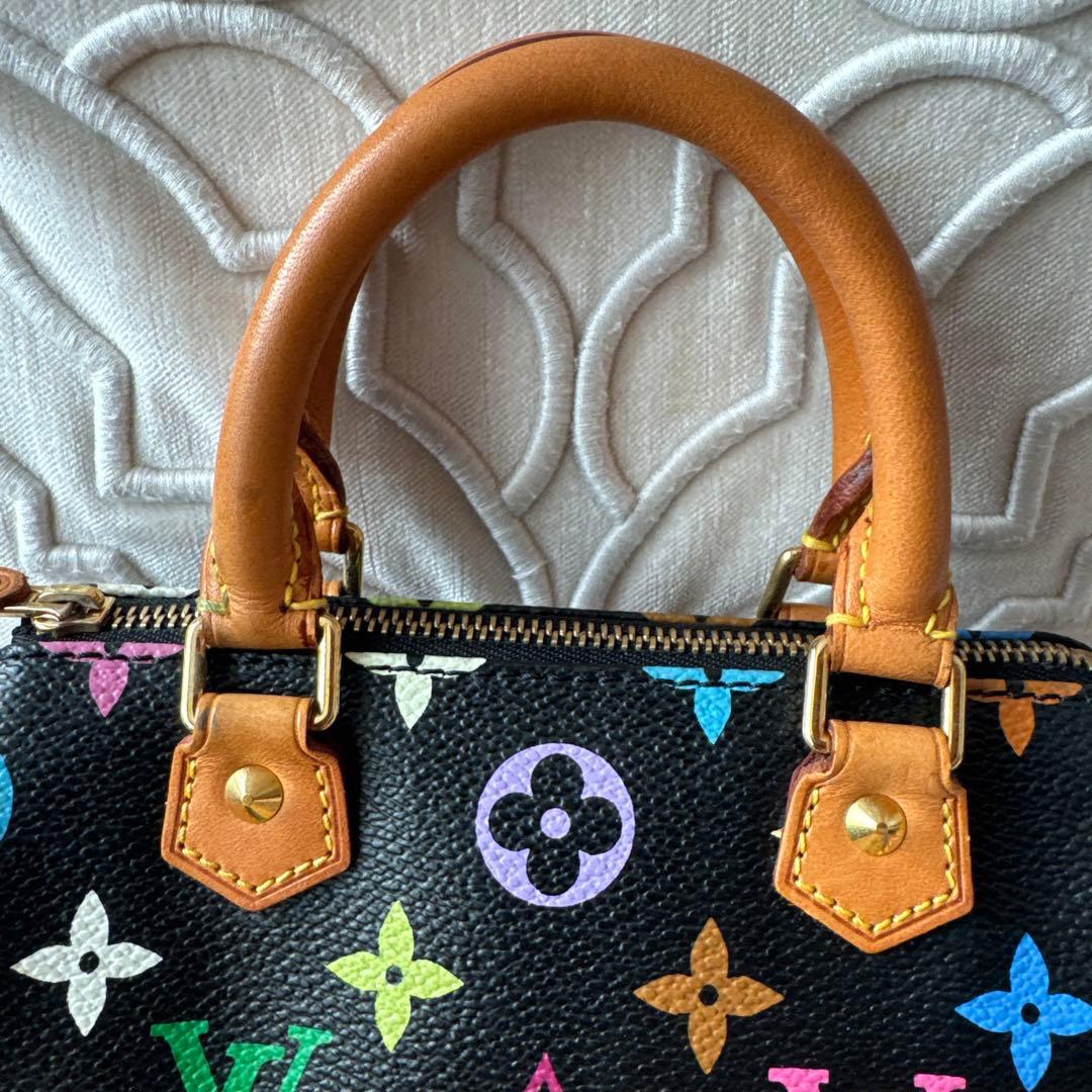⭐︎LV ルイヴィトン　モノグラム　マルチカラー・ノアール　ミニスピーディ⭐︎
