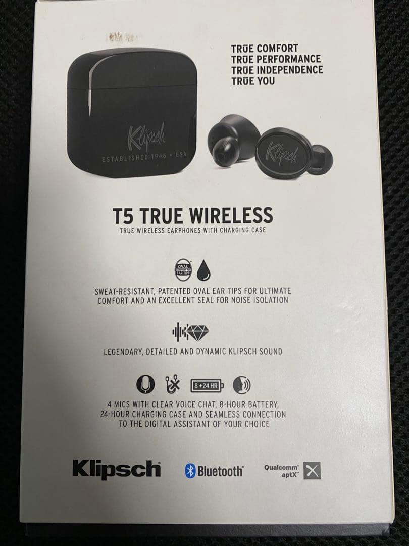 Klipsch T5 TRUE WIRELESS イヤフォン　新品未使用定価以下