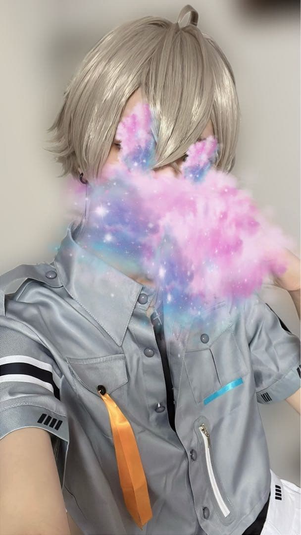 甲斐田晴 オバフロ コスプレ衣装 ウィッグ付き