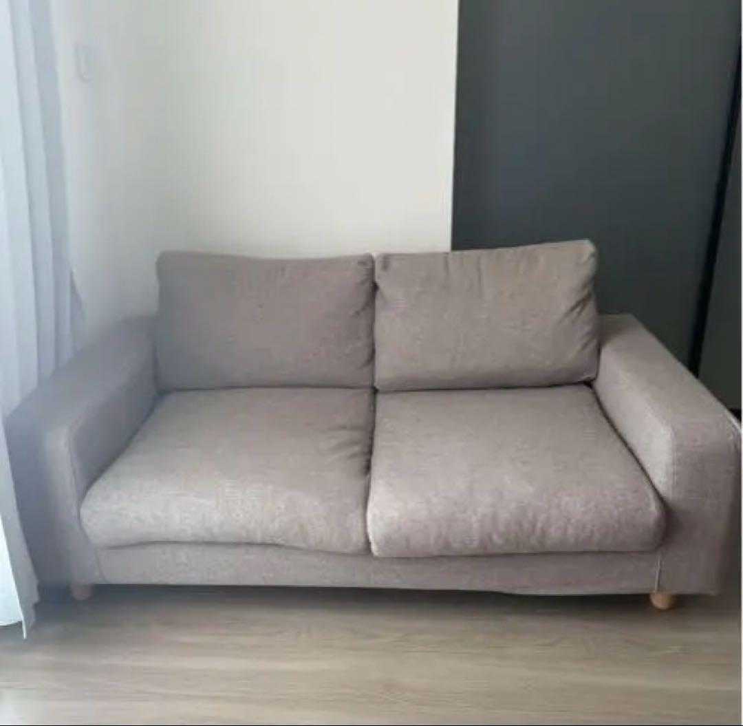 無印良品　ソファ本体　2シーター　フェザーポケットコイル