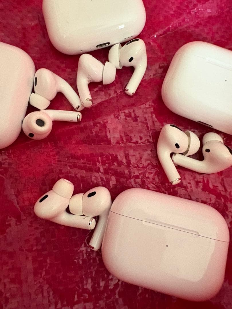 〈ジャンク品？AirPods本体4個セット☆ホワイト〉