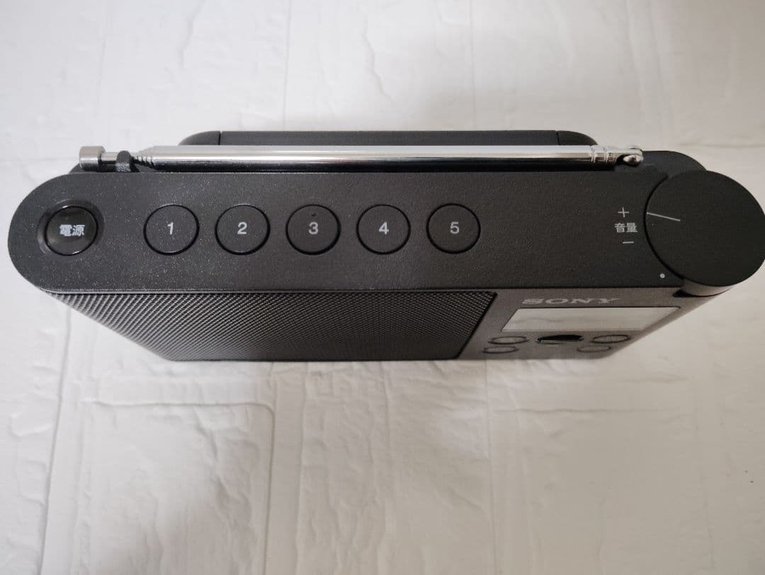※本体のみ SONY XDR-56TV TV音声受信ラジオ ブラック