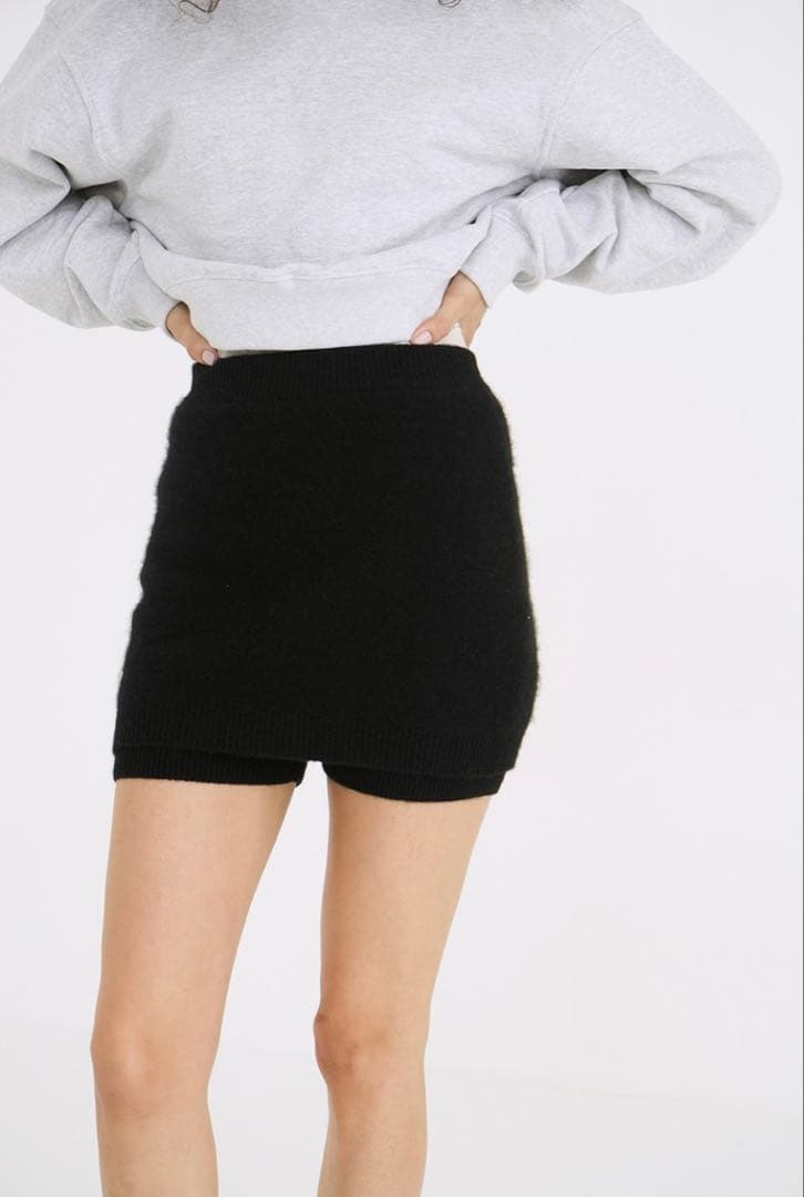 新品未使用　クラネ PANTS LAYERED YAK MINISKIRT