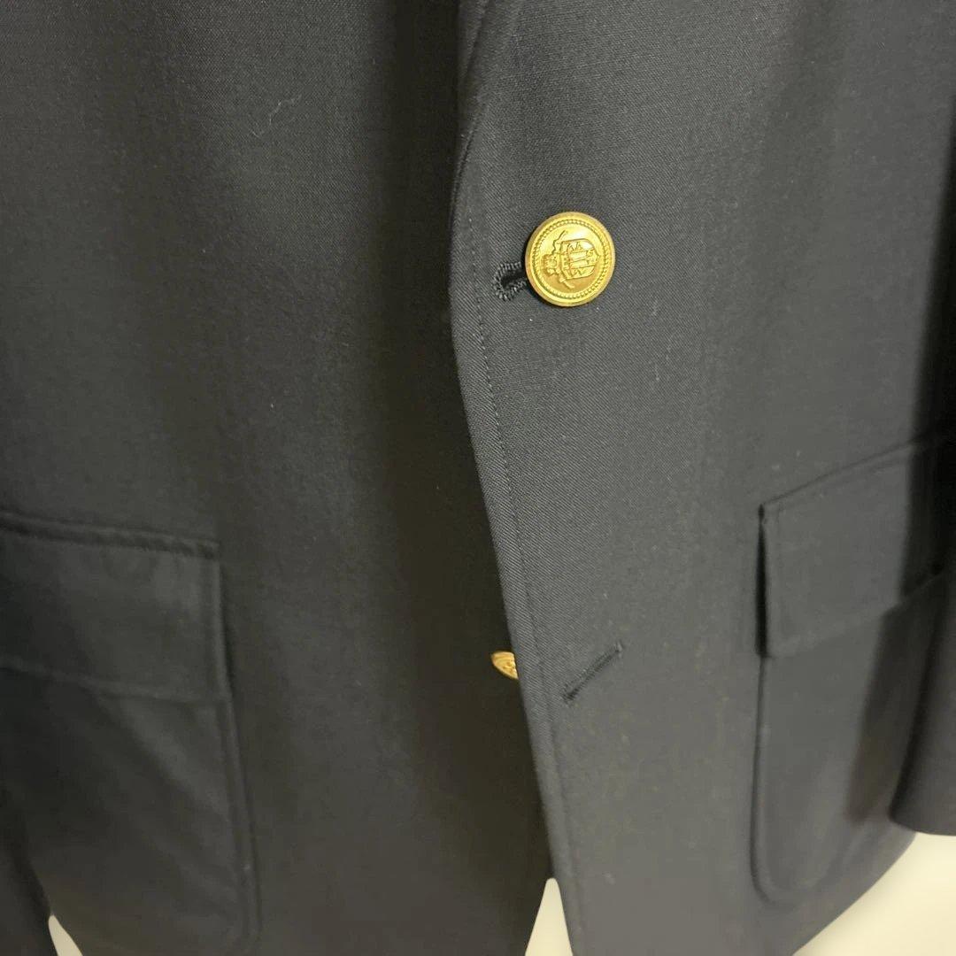 【美品】J.PRESS ぺピンメリノ トロピカルブレザー 紺ブレ