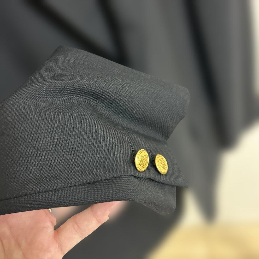 【美品】J.PRESS ぺピンメリノ トロピカルブレザー 紺ブレ