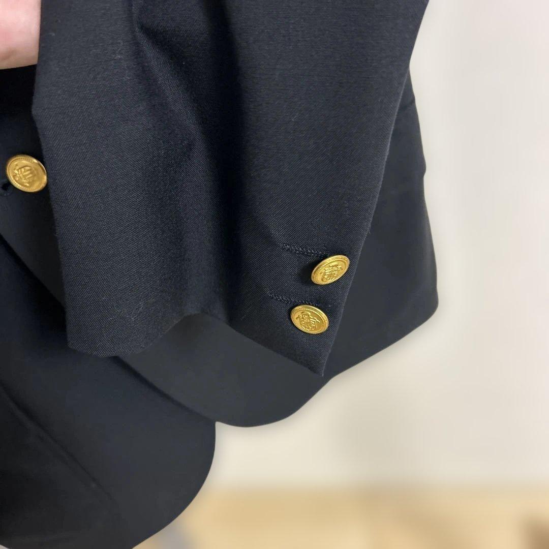 【美品】J.PRESS ぺピンメリノ トロピカルブレザー 紺ブレ