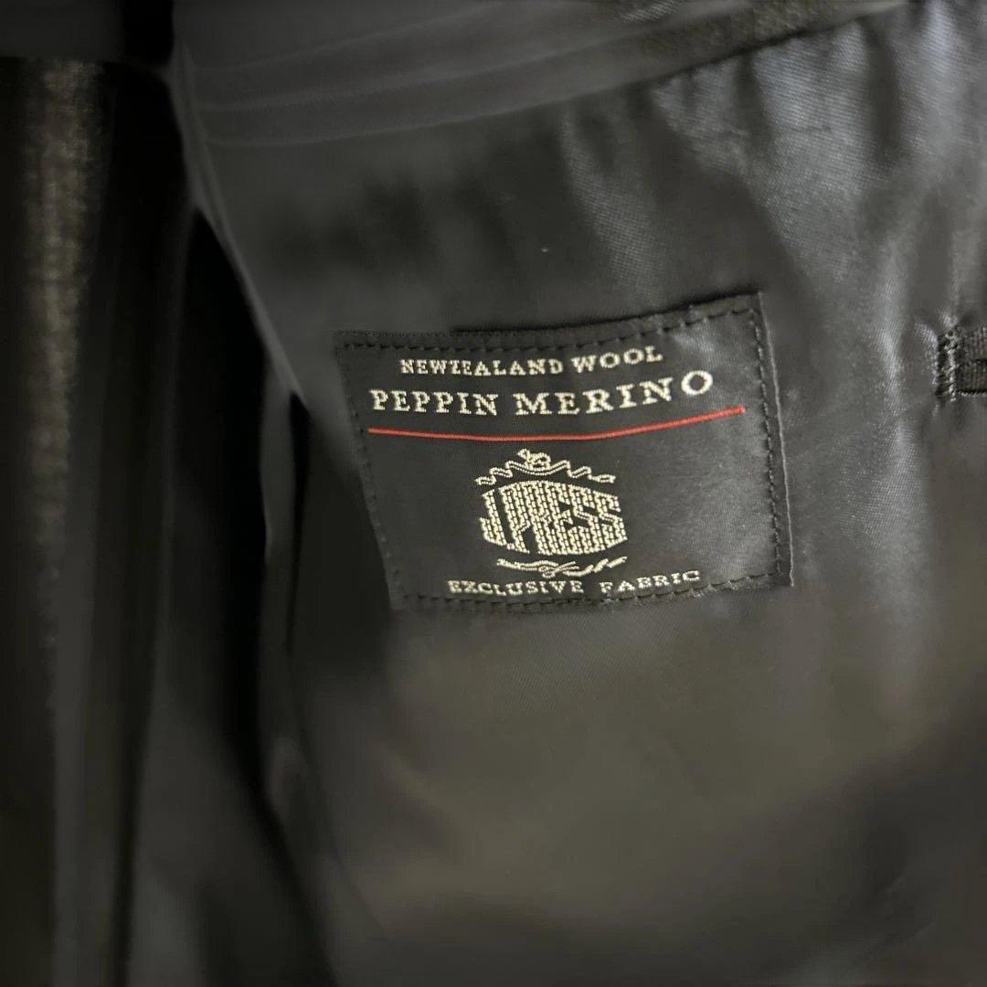 【美品】J.PRESS ぺピンメリノ トロピカルブレザー 紺ブレ